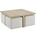 Table Basse Oasis avec Poufs, Quai