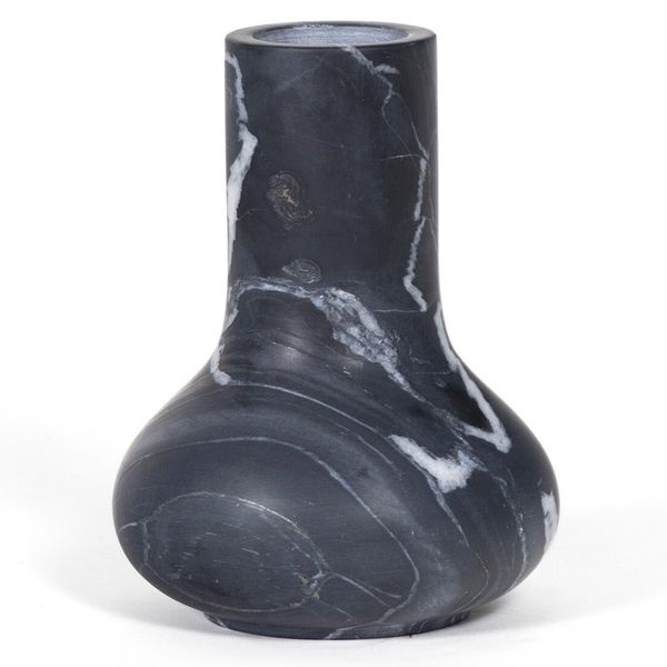Vase marbre Jaspe, Noir