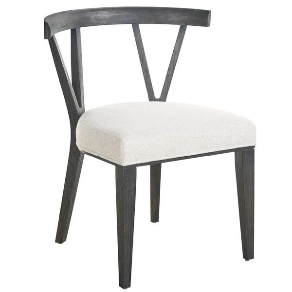 Chaise d'Appoint Dwell, Basalte, Lot de 2