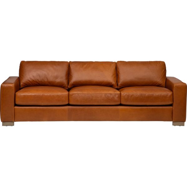 Canape Cuir Shultz, Chameau Concord