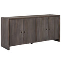 Buffet 4 portes Elston, Marron