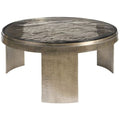 Table Basse Ronde Nuvola, Zinc Ancien