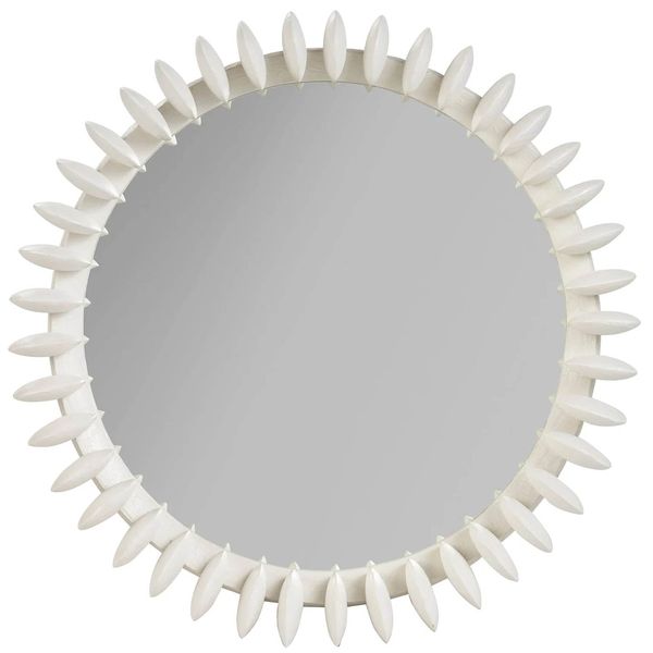 Miroir Solstice Moderne, Blanc