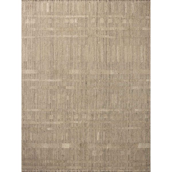 Tapis Valentina VAL-01 Loloi, Naturel/Terre