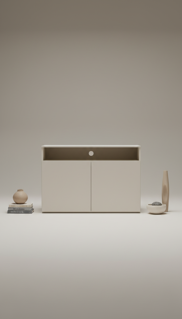 Console de rangement ivory mist