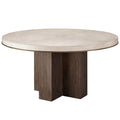 Table a Manger Ronde Topanga, Renard Argente
