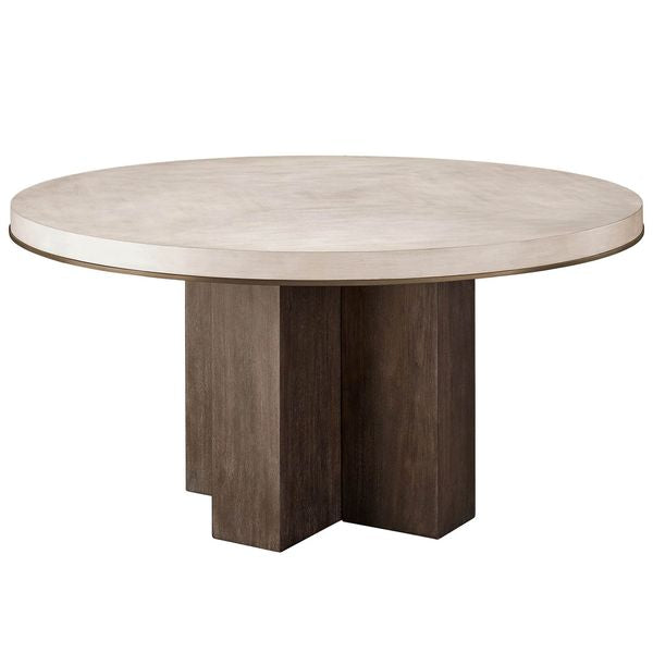 Table a Manger Ronde Topanga, Renard Argente