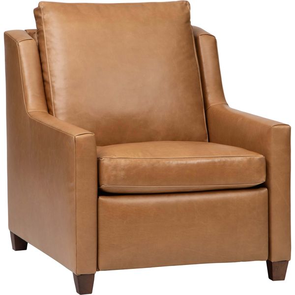 Fauteuil Inclinable electrique Cuir Atlas, Chameau Libby