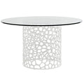 Table a Manger Ronde Corail, Blanc